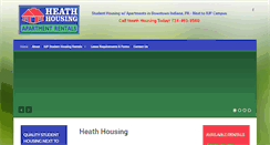 Desktop Screenshot of heathhousing.com